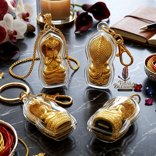 ✨ [The Sovereign of Supreme Phra Pidta Nakharat Gold-Plated Samrit Alchemy, Luang Pu Khambu Wat Kut Chomphu Mastery & Unshakable Naga-Wealth Sovereignty Thai Blessing Co By RURUECHA