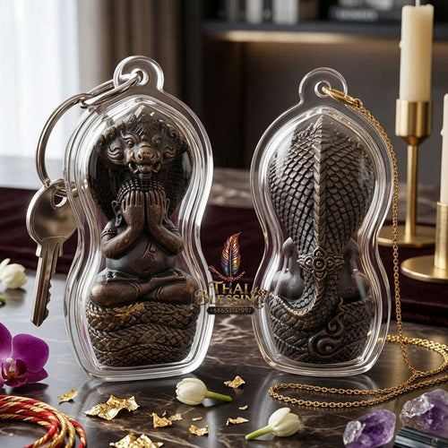✨ [The Sovereign of Supreme Phra Pidta Nakharat Navaloha Alchemy, Luang Pu Khambu Wat Kut Chomphu Mastery & Unshakable Naga-Wealth Sovereignty Thai Blessing Co By RURUECHA