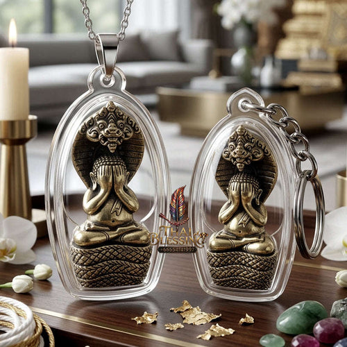 ✨ [The Sovereign of Supreme Phra Pidta Nakharat White Gold Alchemy, Luang Pu Khambu Wat Kut Chomphu Mastery & Unshakable Naga-Wealth Sovereignty Thai Blessing Co By RURUECHA