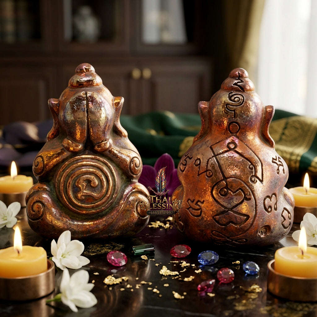 ✨ [The Sovereign of Supreme Phra Pit Ta Na No Mo Chao Nam Ngoen Alchemical Alloy Masterpiece, Luang Pho Ueam Mastery & Unshakable Esoteric Sovereignty Thai Blessing Co By RURUECHA