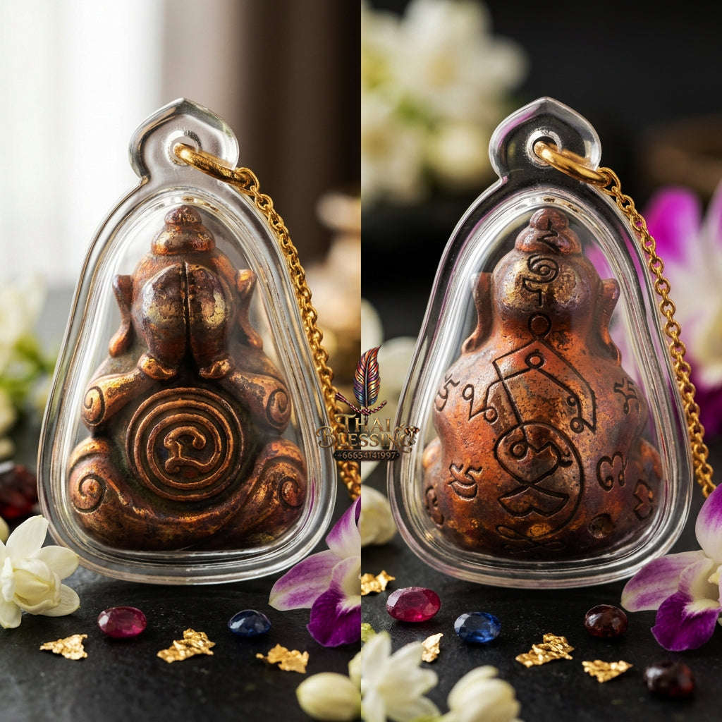 ✨ [The Sovereign of Supreme Phra Pit Ta Na No Mo Chao Nam Ngoen Alchemical Alloy Masterpiece, Luang Pho Ueam Mastery & Unshakable Esoteric Sovereignty Thai Blessing Co By RURUECHA