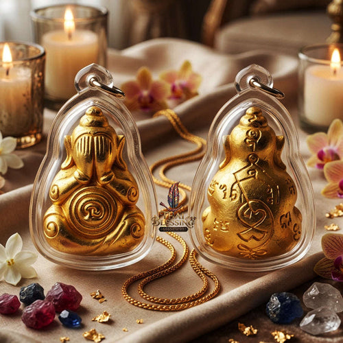 ✨ [The Sovereign of Supreme Phra Pit Ta Na No Mo Gold-Plated Samrit Bronze Masterpiece, Luang Pho Ueam Mastery & Unshakable Esoteric Sovereignty: Thai Blessing Co By RURUECHA