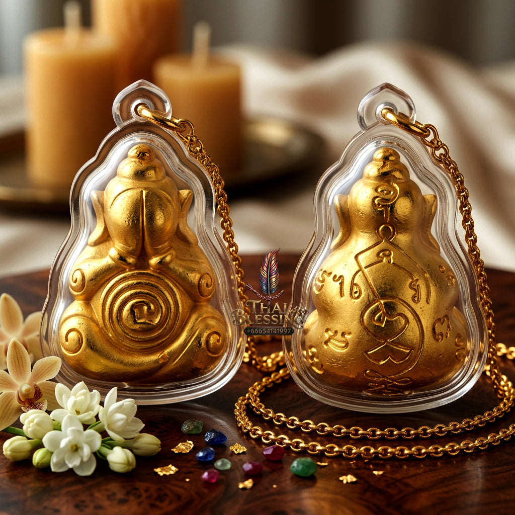 ✨ [The Sovereign of Supreme Phra Pit Ta Na No Mo Gold-Plated Samrit Bronze Masterpiece, Luang Pho Ueam Mastery & Unshakable Esoteric Sovereignty: Thai Blessing Co By RURUECHA