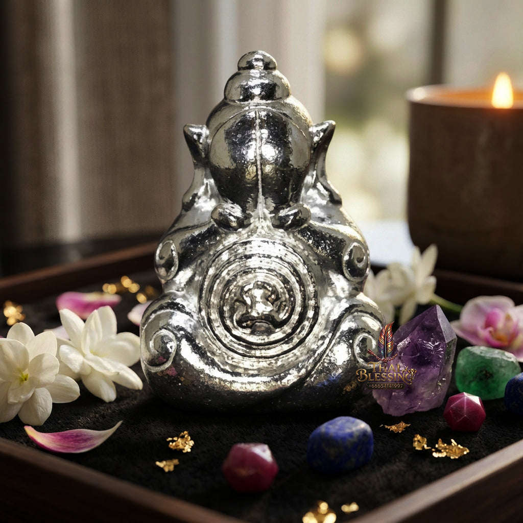 ✨ [The Sovereign of Supreme Phra Pit Ta Na No Mo Pure Silver Masterpiece, Luang Pho Ueam Mastery & Unshakable Esoteric Sovereignty Thai Blessing Co By RURUECHA