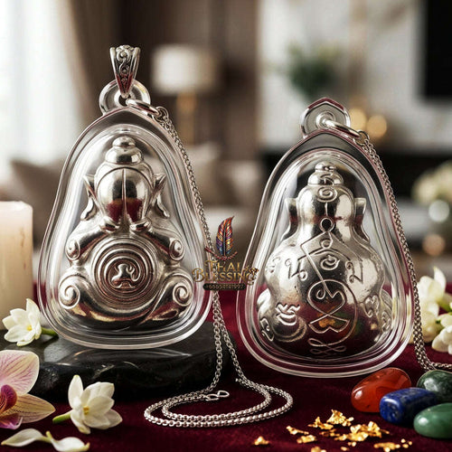 ✨ [The Sovereign of Supreme Phra Pit Ta Na No Mo Pure Silver Masterpiece, Luang Pho Ueam Mastery & Unshakable Esoteric Sovereignty Thai Blessing Co By RURUECHA