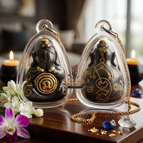 ✨ [The Sovereign of Supreme Phra Pit Ta Na No Mo Samrit-Rom Dam Piak Thong Masterpiece, Luang Pho Ueam Mastery & Unshakable Esoteric Sovereignty Thai Blessing Co By RURUECHA