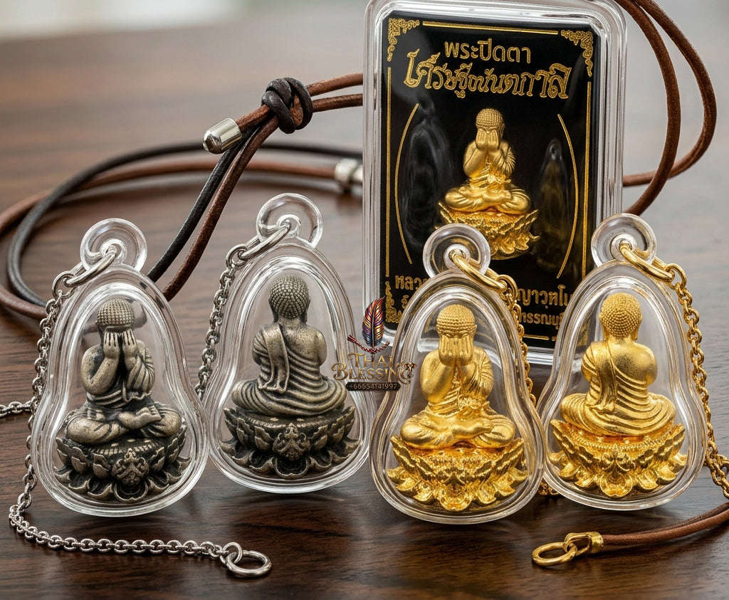 ✨ [The Sovereign of Supreme Phra Pit Ta Setthee Anankan Gold-Plated Samrit Bronze Masterpiece, Luang Pho Liap Mastery & Unshakable Esoteric Wealth Sovereignty Thai Blessing Co By RURUECHA