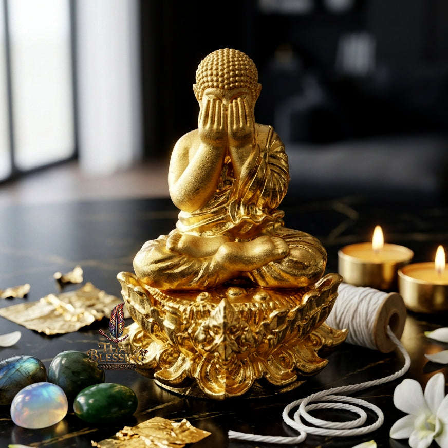 ✨ [The Sovereign of Supreme Phra Pit Ta Setthee Anankan Gold-Plated Samrit Bronze Masterpiece, Luang Pho Liap Mastery & Unshakable Esoteric Wealth Sovereignty Thai Blessing Co By RURUECHA