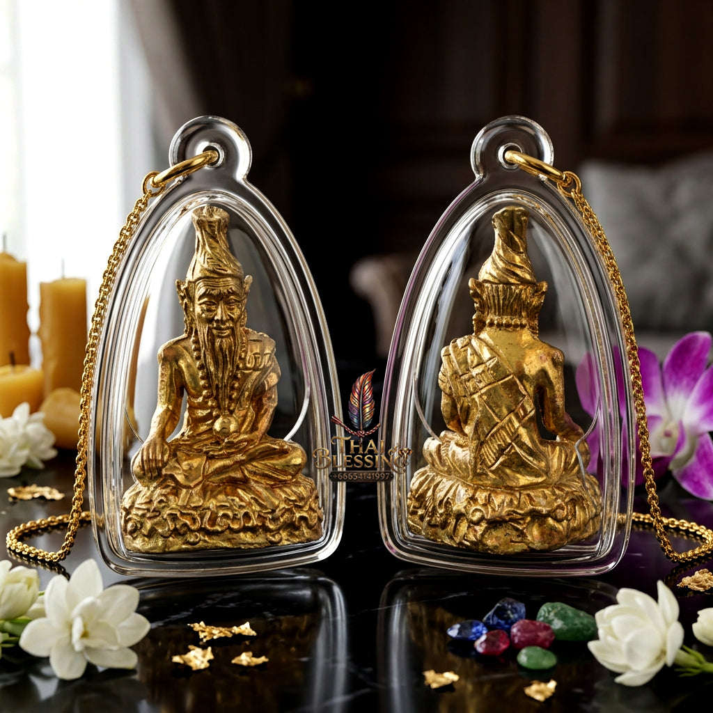 ✨ [The Sovereign of Supreme Phra Thaksinamurti Brass Masterpiece, Luang Pu Chaloem Wat Bunnak Prachasan Mastery & Unshakable Primordial Guru Sovereignty