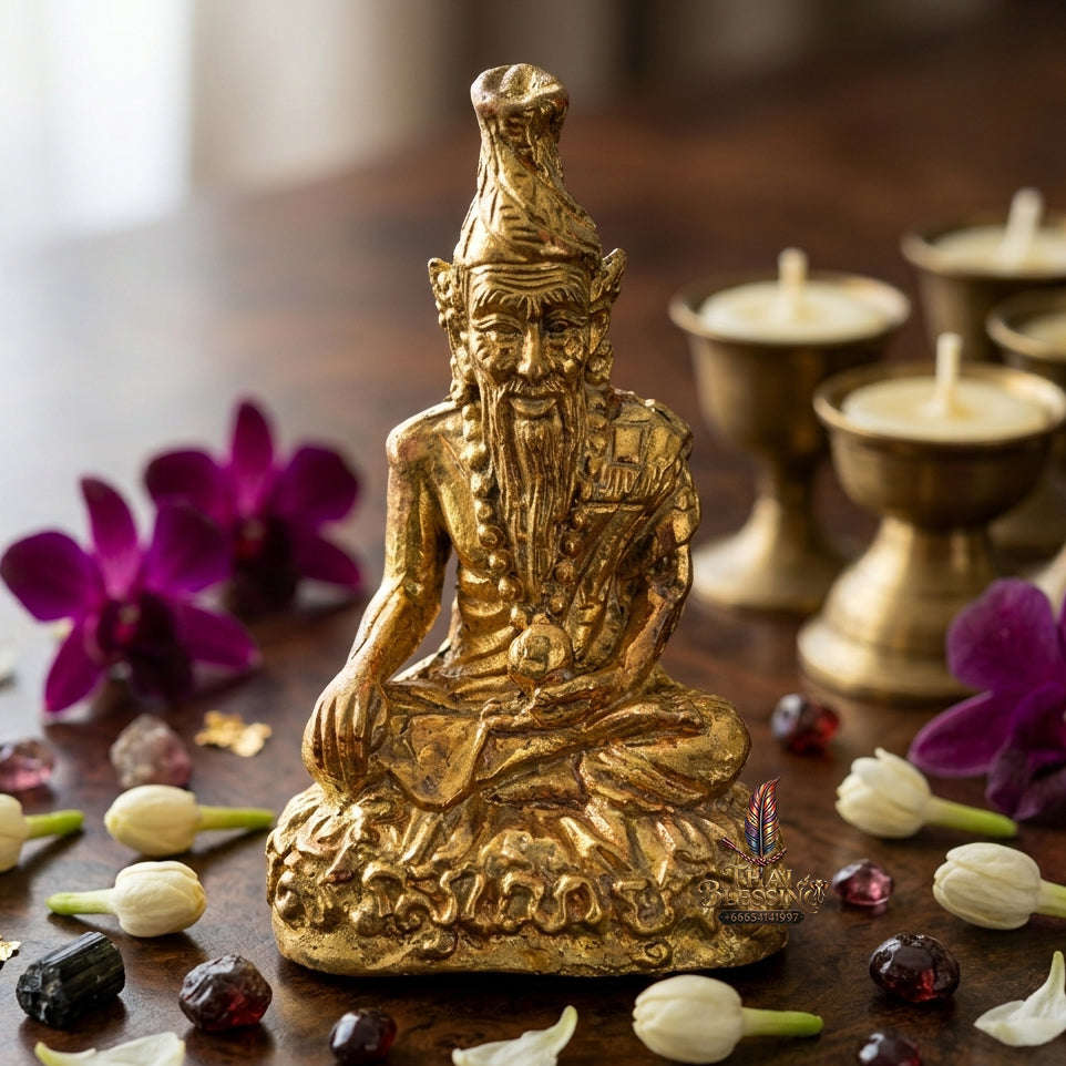 ✨ [The Sovereign of Supreme Phra Thaksinamurti Brass Masterpiece, Luang Pu Chaloem Wat Bunnak Prachasan Mastery & Unshakable Primordial Guru Sovereignty