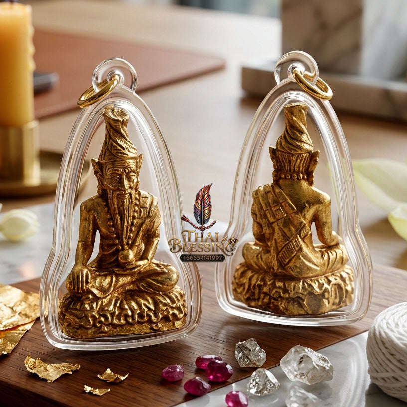 ✨ [The Sovereign of Supreme Phra Thaksinamurti Brass Masterpiece, Luang Pu Chaloem Wat Bunnak Prachasan Mastery & Unshakable Primordial Guru Sovereignty