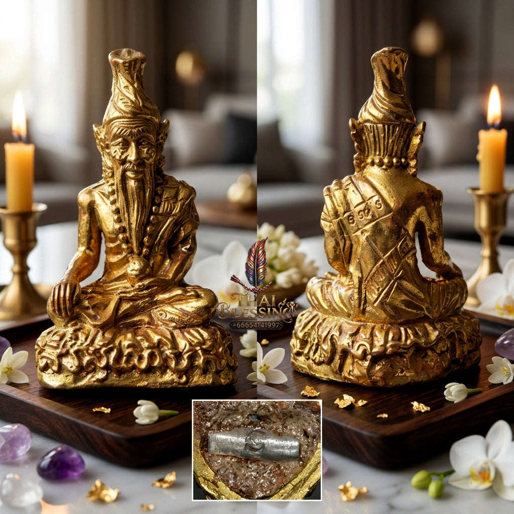 ✨ [The Sovereign of Supreme Phra Thaksinamurti Brass Masterpiece, Luang Pu Chaloem Wat Bunnak Prachasan Mastery & Unshakable Primordial Guru Sovereignty