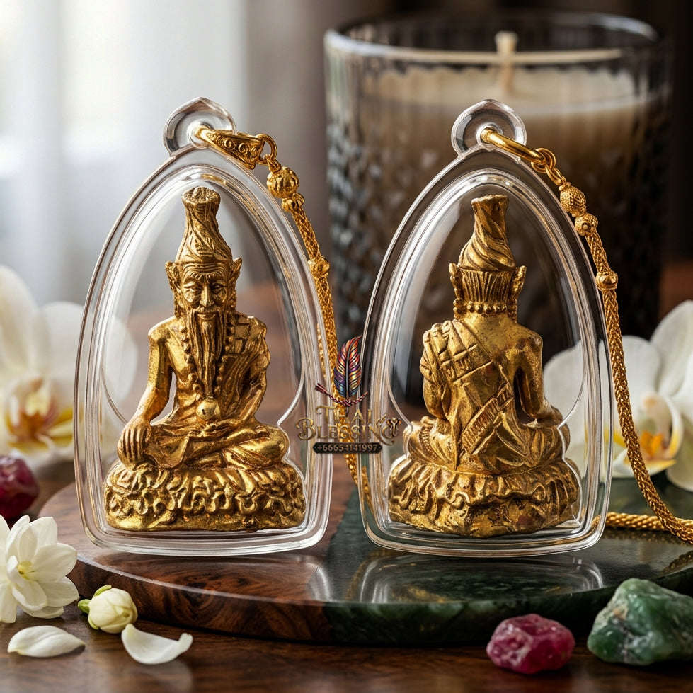 ✨ [The Sovereign of Supreme Phra Thaksinamurti Brass Masterpiece, Luang Pu Chaloem Wat Bunnak Prachasan Mastery & Unshakable Primordial Guru Sovereignty