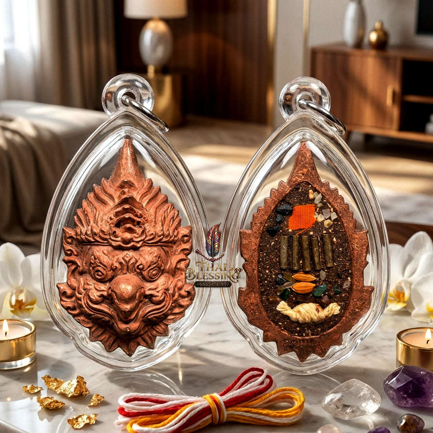 ✨ [The Sovereign of Supreme Phra That Garuda Copper Head Masterpiece, Kruba Ariyachat Wat Saeng Kaew Phothiyan Mastery & Unshakable Sovereign Authority Thai Blessing Co By RURUECHA