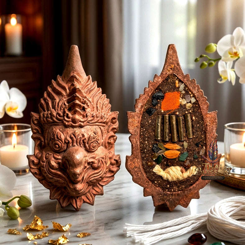 ✨ [The Sovereign of Supreme Phra That Garuda Copper Head Masterpiece, Kruba Ariyachat Wat Saeng Kaew Phothiyan Mastery & Unshakable Sovereign Authority Thai Blessing Co By RURUECHA