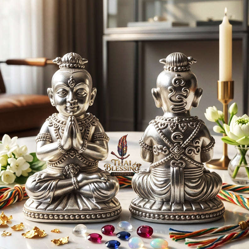 ✨ [The Sovereign of Supreme Pure Silver Kumarn Thong Alchemy, Solid Silver Purity & Unshakable Wealth-Attraction Sovereignty: The 2026 "Grand-Master" Sovereign Edition] Sacred "Kumarn Thong Na Na Thong (Solid Silver Edition) Thai Blessing Co By