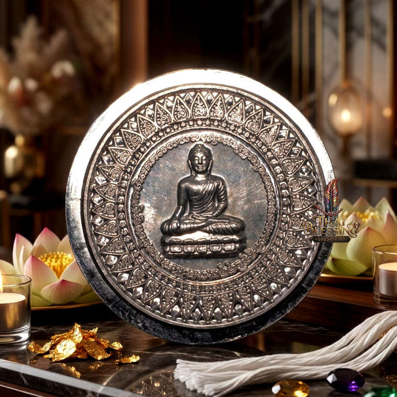 ✨ [The Sovereign of Supreme Rian Ngern Lai Ma Uncut-Rim Lead Alchemy, Luang Por Phra Phutthanimit Ong Dam Wat Na Phra Lan Mastery & Unshakable Wealth-Sovereignty Thai Blessing Co By RURUECHA