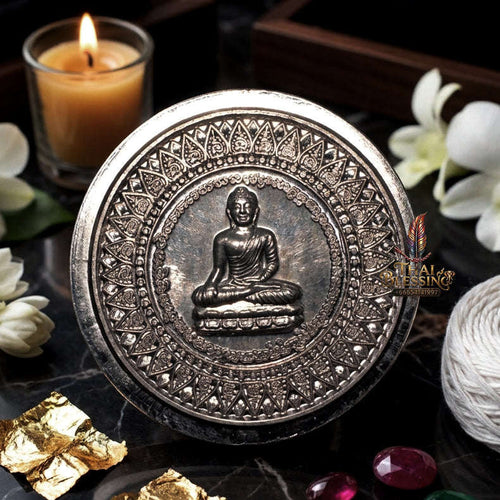✨ [The Sovereign of Supreme Rian Ngern Lai Ma Uncut-Rim Lead Alchemy, Luang Por Phra Phutthanimit Ong Dam Wat Na Phra Lan Mastery & Unshakable Wealth-Sovereignty Thai Blessing Co By RURUECHA