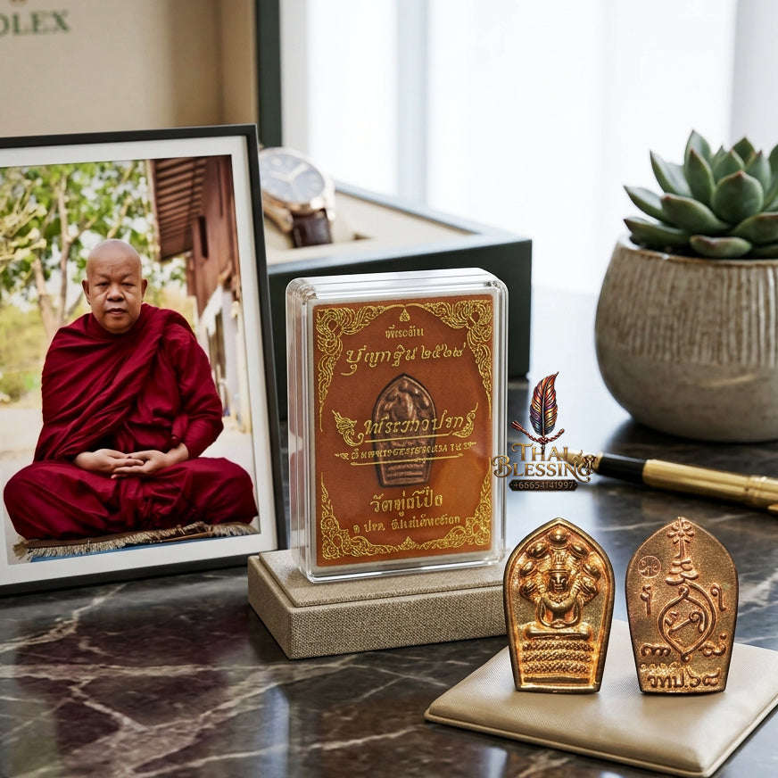 ✨ [The Sovereign of Supreme Royal Protection, Destiny Elevation & Unshakable Naga Sovereignty: The 2026 "Grand-Master" Sovereign Edition] Sacred "Phra Nak Prok Chakkraphat Nun Duang (The Imperial Naga-Protected Buddha of Destiny Upliftment)