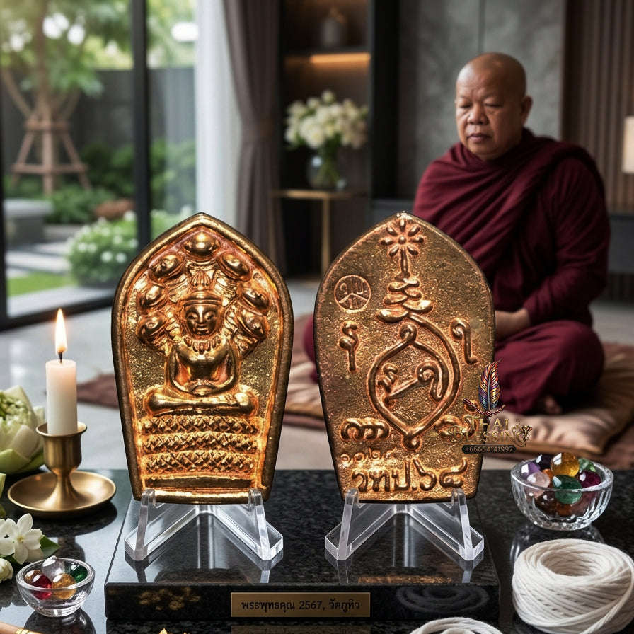 ✨ [The Sovereign of Supreme Royal Protection, Destiny Elevation & Unshakable Naga Sovereignty: The 2026 "Grand-Master" Sovereign Edition] Sacred "Phra Nak Prok Chakkraphat Nun Duang (The Imperial Naga-Protected Buddha of Destiny Upliftment)