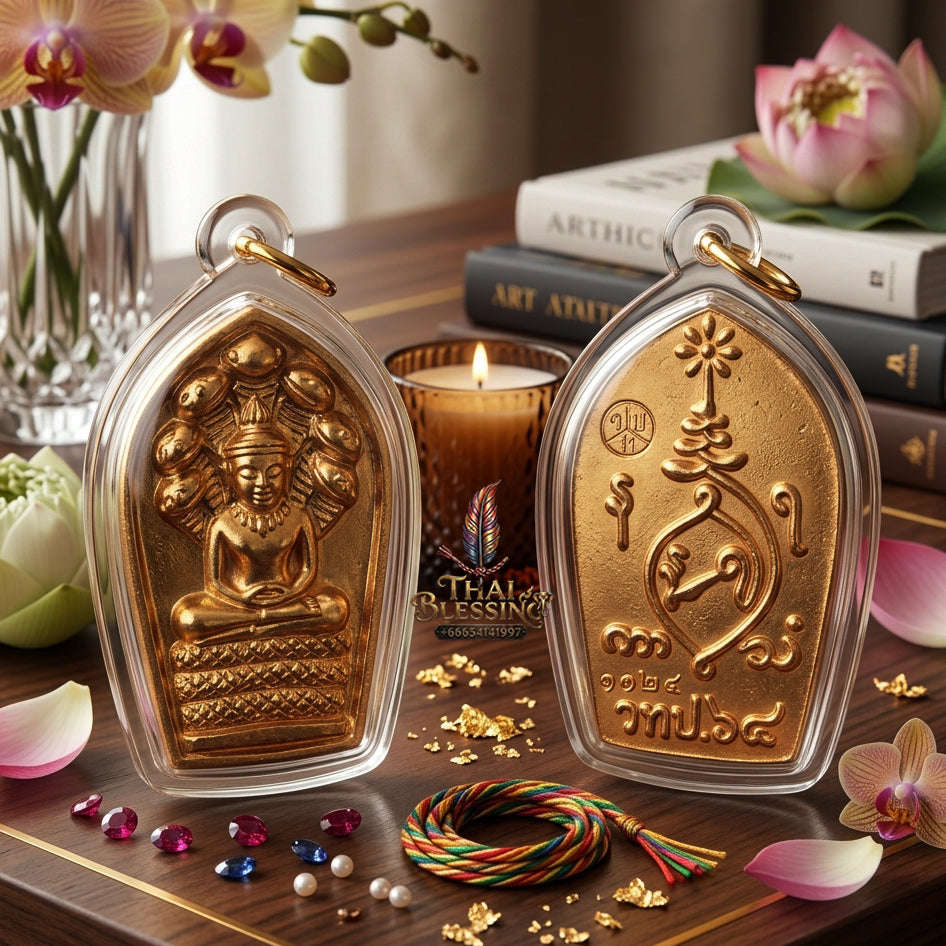 ✨ [The Sovereign of Supreme Royal Protection, Destiny Elevation & Unshakable Naga Sovereignty: The 2026 "Grand-Master" Sovereign Edition] Sacred "Phra Nak Prok Chakkraphat Nun Duang (The Imperial Naga-Protected Buddha of Destiny Upliftment)