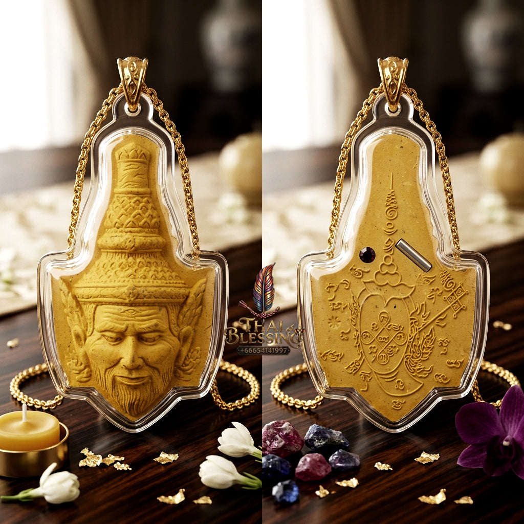 ✨ [The Sovereign of Supreme Sian Phra Rue Si Ta Fai 108 Holy Herbs Masterpiece, Luang Pho Khlaeo Wat Rueang Wet Mongkhon Mastery & Unshakable Esoteric Sovereignty Thai Blessing Co By RURUECHA