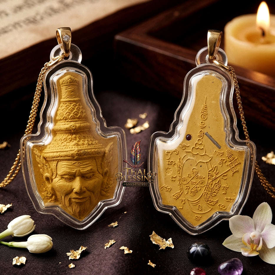 ✨ [The Sovereign of Supreme Sian Phra Rue Si Ta Fai 108 Holy Herbs Masterpiece, Luang Pho Khlaeo Wat Rueang Wet Mongkhon Mastery & Unshakable Esoteric Sovereignty Thai Blessing Co By RURUECHA