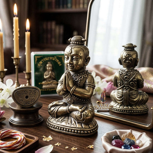 ✨ [The Sovereign of Supreme White Gold Alchemical Kumarn Thong, White Bronze Mastery & Unshakable Wealth-Attraction Sovereignty: The 2026 Sacred "Kumarn Thong Na Na Thong (White Gold / White Bronze Edition) Thai Blessing Co By RURUECHA