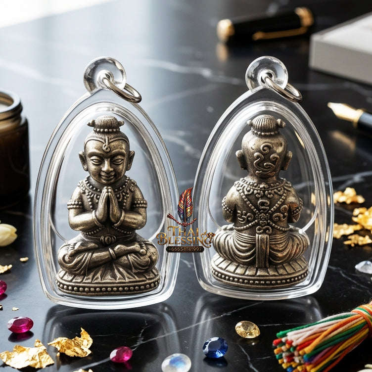 ✨ [The Sovereign of Supreme White Gold Alchemical Kumarn Thong, White Bronze Mastery & Unshakable Wealth-Attraction Sovereignty: The 2026 Sacred "Kumarn Thong Na Na Thong (White Gold / White Bronze Edition) Thai Blessing Co By RURUECHA