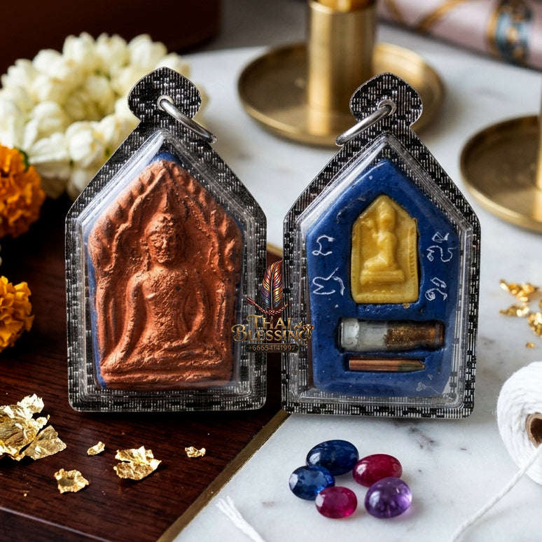 ✨ [The Sovereign of Total Manifestation: The 2017 Master-Edition] Sacred "Phra Khun Phaen Song Phon" (The War-Commander Khun Phaen) – Special "High-Density Occult Powder" Matrix – Embedded with "Invincibility & Wealth" Talismans Thai Blessing