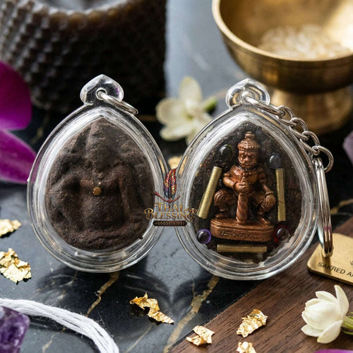 ✨ [The Sovereign of Universal Abundance: The Master-Edition] Sacred "Thao Kuwen Maha Lap" (The King of Wealth & The Seven Imperial Jewels) – Special "Herb-Matrix & Lek Lai" Consecration – Embedded with "Thao Vessavana" & "Twin Sarika" Talismans