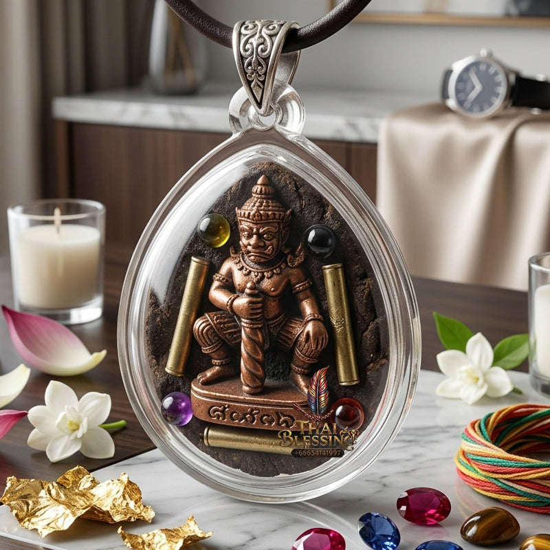 ✨ [The Sovereign of Universal Abundance: The Master-Edition] Sacred "Thao Kuwen Maha Lap" (The King of Wealth & The Seven Imperial Jewels) – Special "Herb-Matrix & Lek Lai" Consecration – Embedded with "Thao Vessavana" & "Twin Sarika" Talismans