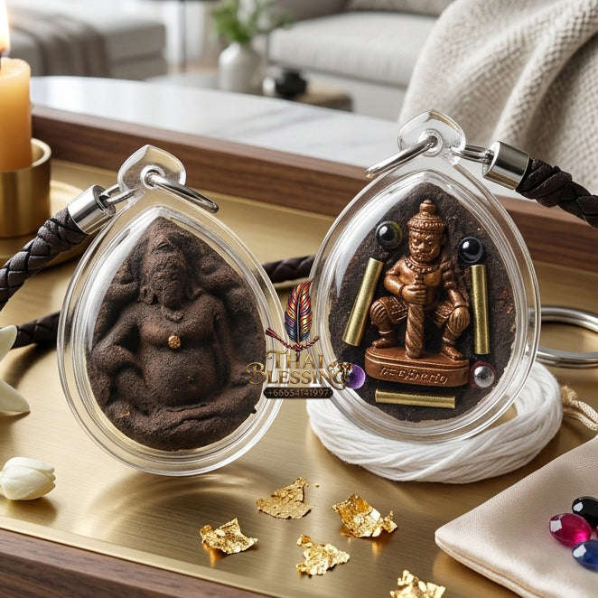 ✨ [The Sovereign of Universal Abundance: The Master-Edition] Sacred "Thao Kuwen Maha Lap" (The King of Wealth & The Seven Imperial Jewels) – Special "Herb-Matrix & Lek Lai" Consecration – Embedded with "Thao Vessavana" & "Twin Sarika" Talismans