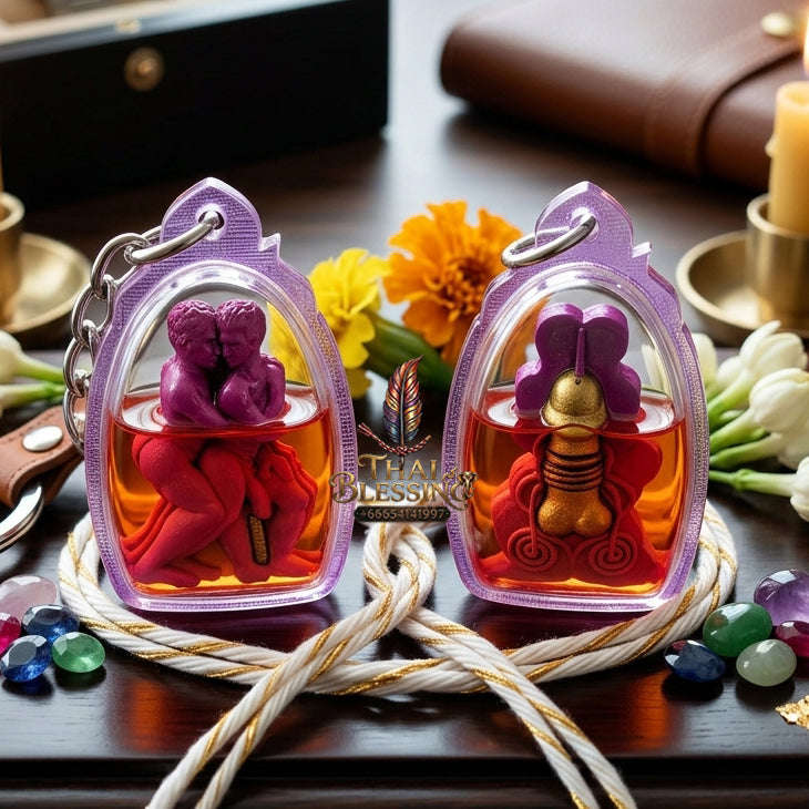 ✨ [The Sovereign of Universal Desire: Master-Oil Edition] Sacred "Inn Khu Saneh Yot Chai" (The Couple of Supreme Masculine Attraction) – Specialized Relic for Gay, Bisexual & Male-Seeking-Male Magnetism Thai Blessing Co By RURUECHA