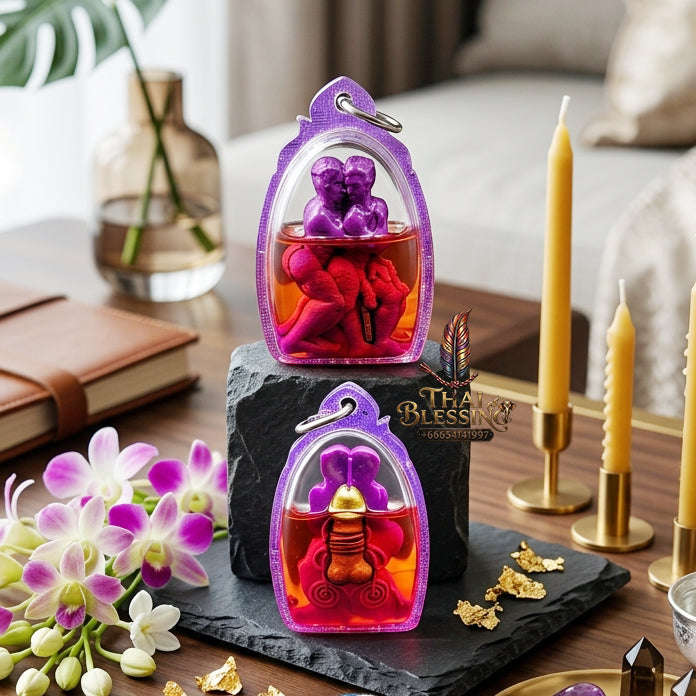 ✨ [The Sovereign of Universal Desire: Master-Oil Edition] Sacred "Inn Khu Saneh Yot Chai" (The Couple of Supreme Masculine Attraction) – Specialized Relic for Gay, Bisexual & Male-Seeking-Male Magnetism Thai Blessing Co By RURUECHA