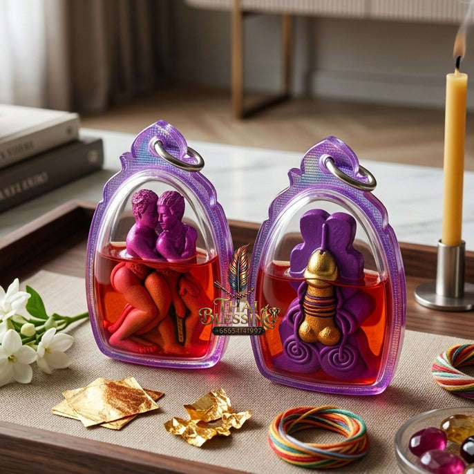✨ [The Sovereign of Universal Desire: Master-Oil Edition] Sacred "Inn Khu Saneh Yot Chai" (The Couple of Supreme Masculine Attraction) – Specialized Relic for Gay, Bisexual & Male-Seeking-Male Magnetism Thai Blessing Co By RURUECHA