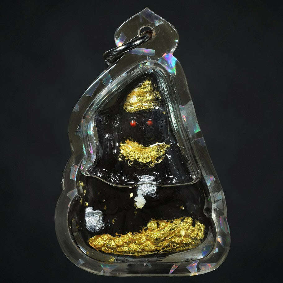 ✨ The Sovereign Phor Ngur "Nuea Duang" Destiny-Master: Authentic Phra Arjan Pom Khmer-Lanna Sacred Black Charm Talisman Infused with Primordial Attraction Oil for Infinite Lust, Luck, and Unstoppable Success