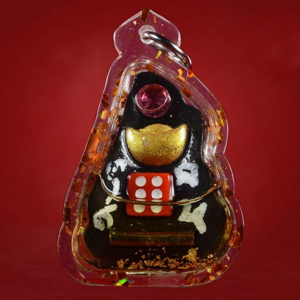 ✨ The Sovereign Phor Ngur "Nuea Duang" Destiny-Master: Authentic Phra Arjan Pom Khmer-Lanna Sacred Black Charm Talisman Infused with Primordial Attraction Oil for Infinite Lust, Luck, and Unstoppable Success