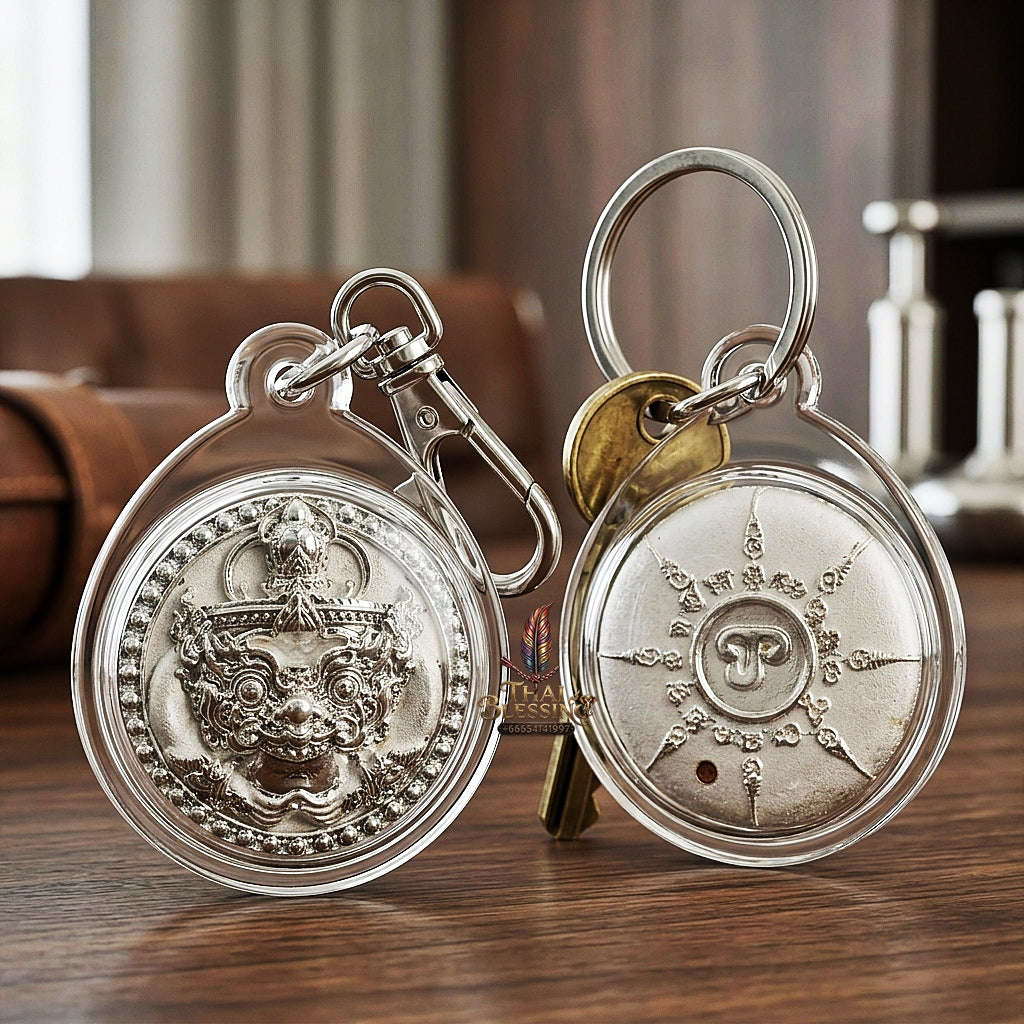 💥 THE SOVEREIGN SILVER BUTTON OF SUPREME VICTORY & PROTECTION: THE PICHAI SOMBAT!  Sacred "Met Kradum Phichai Sombat (Victory & Protection Button) Thai Blessing Co By RURUECHA