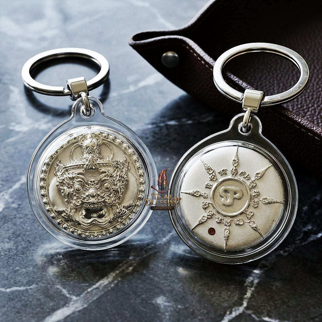 💥 THE SOVEREIGN SILVER BUTTON OF SUPREME VICTORY & PROTECTION: THE PICHAI SOMBAT!  Sacred "Met Kradum Phichai Sombat (Victory & Protection Button) Thai Blessing Co By RURUECHA