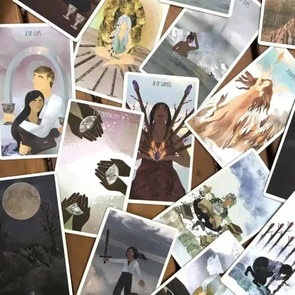 The Star Seeker Tarot Deck – 79 Exquisite Cards with Paper Manual, Compact 12 x 7 cm Card Game for Self-Reflection Default Title