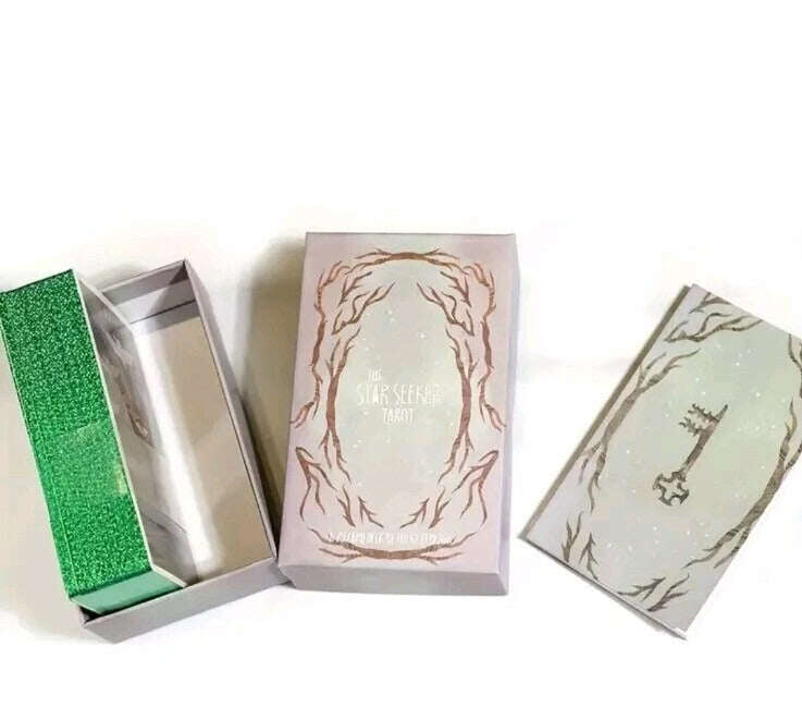 The Star Seeker Tarot Deck – 79 Exquisite Cards with Paper Manual, Compact 12 x 7 cm Card Game for Self-Reflection