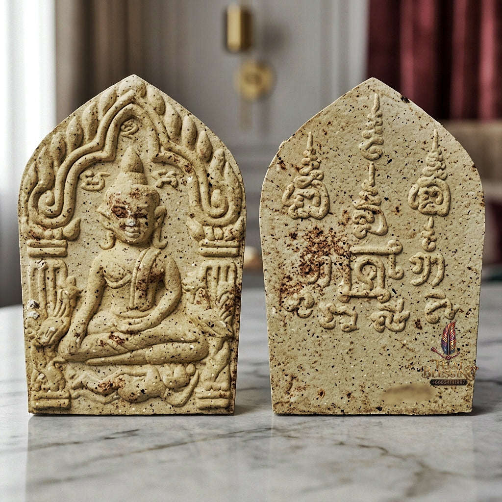 💥 THE STUNNING SOUTHERN MASTERPIECE OF ULTIMATE MILLIONAIRE WEALTH & PURE HOLY POWDER PRESTIGE: THE WAT SUCHON KHUNPHAEN YOT SETTHI (PURE WHITE HOLY POWDER EDITION, BE 2564)! Thai Blessing Co By RURUECHA