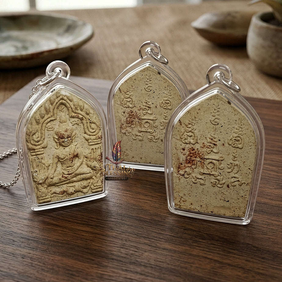 💥 THE STUNNING SOUTHERN MASTERPIECE OF ULTIMATE MILLIONAIRE WEALTH & PURE HOLY POWDER PRESTIGE: THE WAT SUCHON KHUNPHAEN YOT SETTHI (PURE WHITE HOLY POWDER EDITION, BE 2564)! Thai Blessing Co By RURUECHA