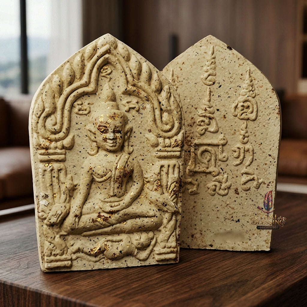 💥 THE STUNNING SOUTHERN MASTERPIECE OF ULTIMATE MILLIONAIRE WEALTH & PURE HOLY POWDER PRESTIGE: THE WAT SUCHON KHUNPHAEN YOT SETTHI (PURE WHITE HOLY POWDER EDITION, BE 2564)! Thai Blessing Co By RURUECHA