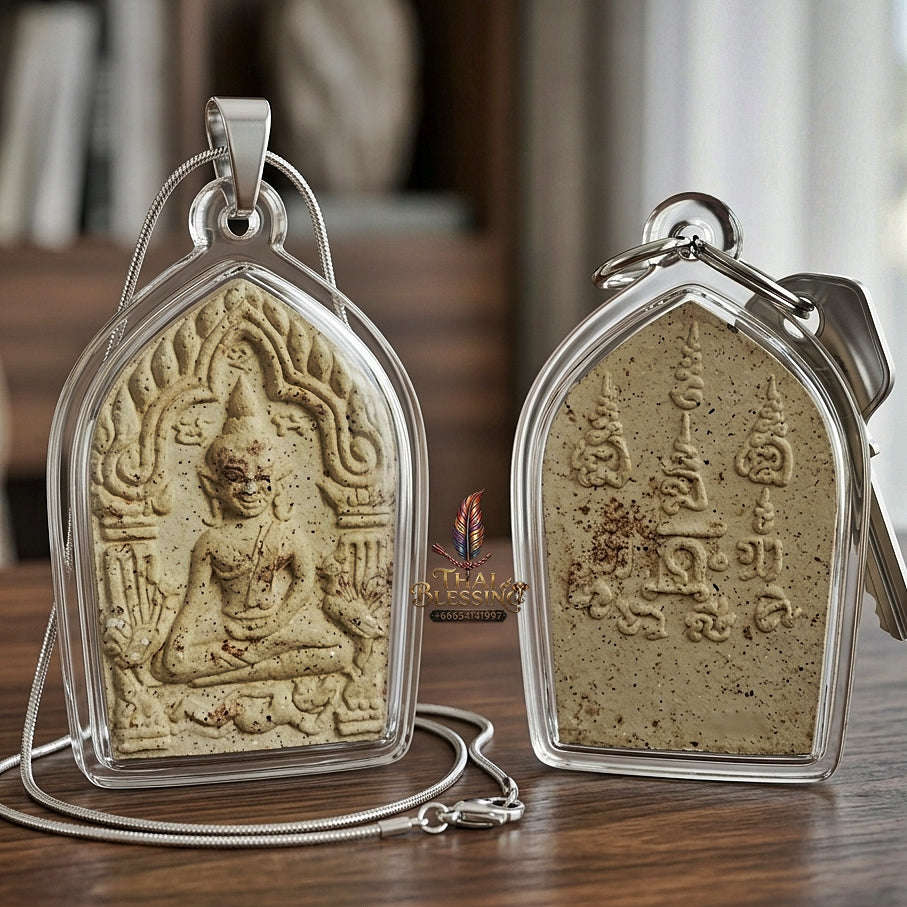 💥 THE STUNNING SOUTHERN MASTERPIECE OF ULTIMATE MILLIONAIRE WEALTH & PURE HOLY POWDER PRESTIGE: THE WAT SUCHON KHUNPHAEN YOT SETTHI (PURE WHITE HOLY POWDER EDITION, BE 2564)! Thai Blessing Co By RURUECHA