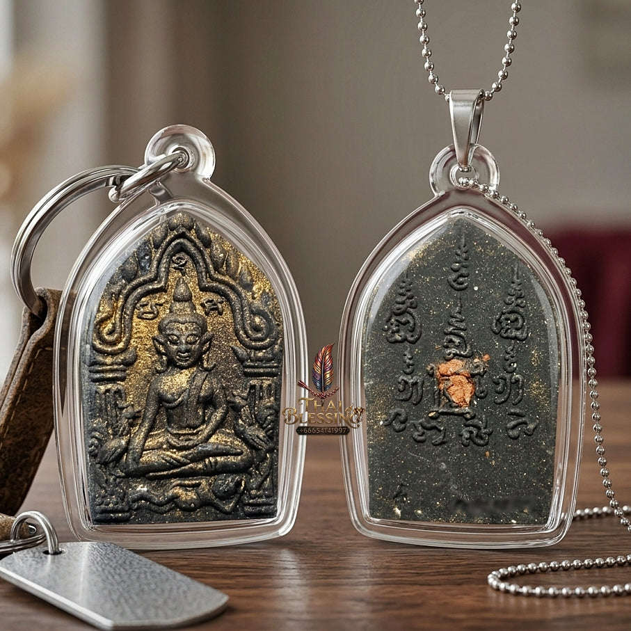 💥 THE STUNNING SOUTHERN MASTERPIECE OF ULTIMATE WEALTH & GOLDEN PAT-THONG PRESTIGE: THE WAT SUCHON KHUNPHAEN YOT SETTHI (HOLY POWDER & GOLD-PAINTED EDITION, BE 2564)! Thai Blessing Co By RURUECHA