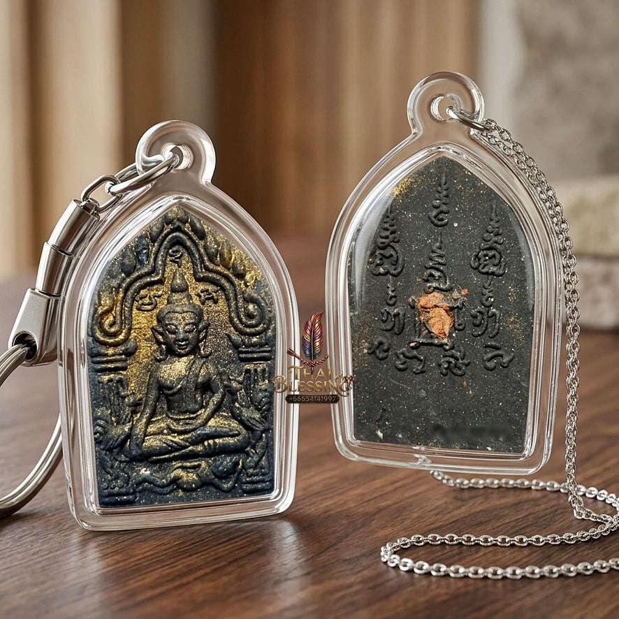 💥 THE STUNNING SOUTHERN MASTERPIECE OF ULTIMATE WEALTH & GOLDEN PAT-THONG PRESTIGE: THE WAT SUCHON KHUNPHAEN YOT SETTHI (HOLY POWDER & GOLD-PAINTED EDITION, BE 2564)! Thai Blessing Co By RURUECHA