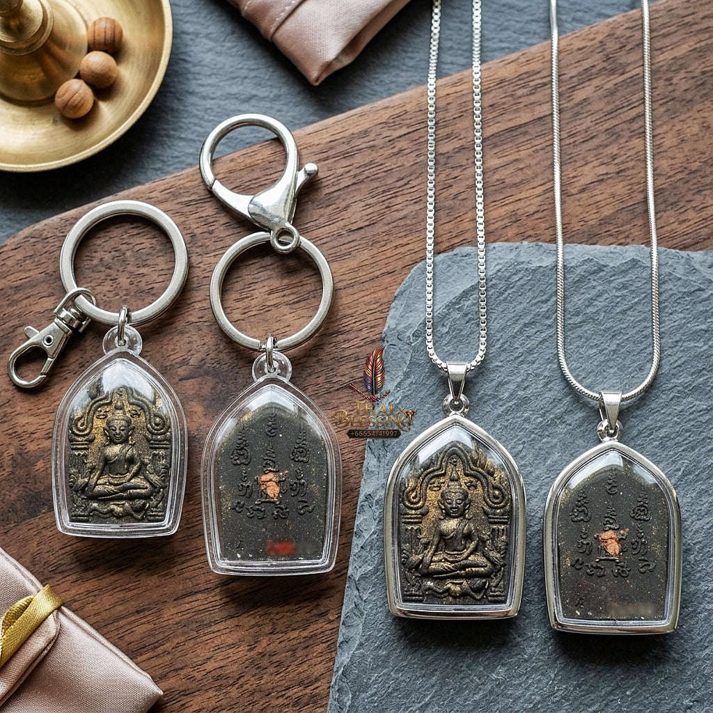 💥 THE STUNNING SOUTHERN MASTERPIECE OF ULTIMATE WEALTH & GOLDEN PAT-THONG PRESTIGE: THE WAT SUCHON KHUNPHAEN YOT SETTHI (HOLY POWDER & GOLD-PAINTED EDITION, BE 2564)! Thai Blessing Co By RURUECHA