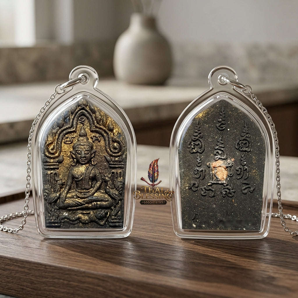 💥 THE STUNNING SOUTHERN MASTERPIECE OF ULTIMATE WEALTH & GOLDEN PAT-THONG PRESTIGE: THE WAT SUCHON KHUNPHAEN YOT SETTHI (HOLY POWDER & GOLD-PAINTED EDITION, BE 2564)! Thai Blessing Co By RURUECHA